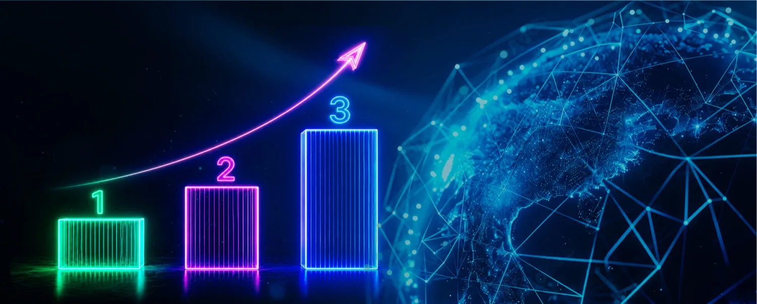 The Transformation Roadmap — three steps of growth
